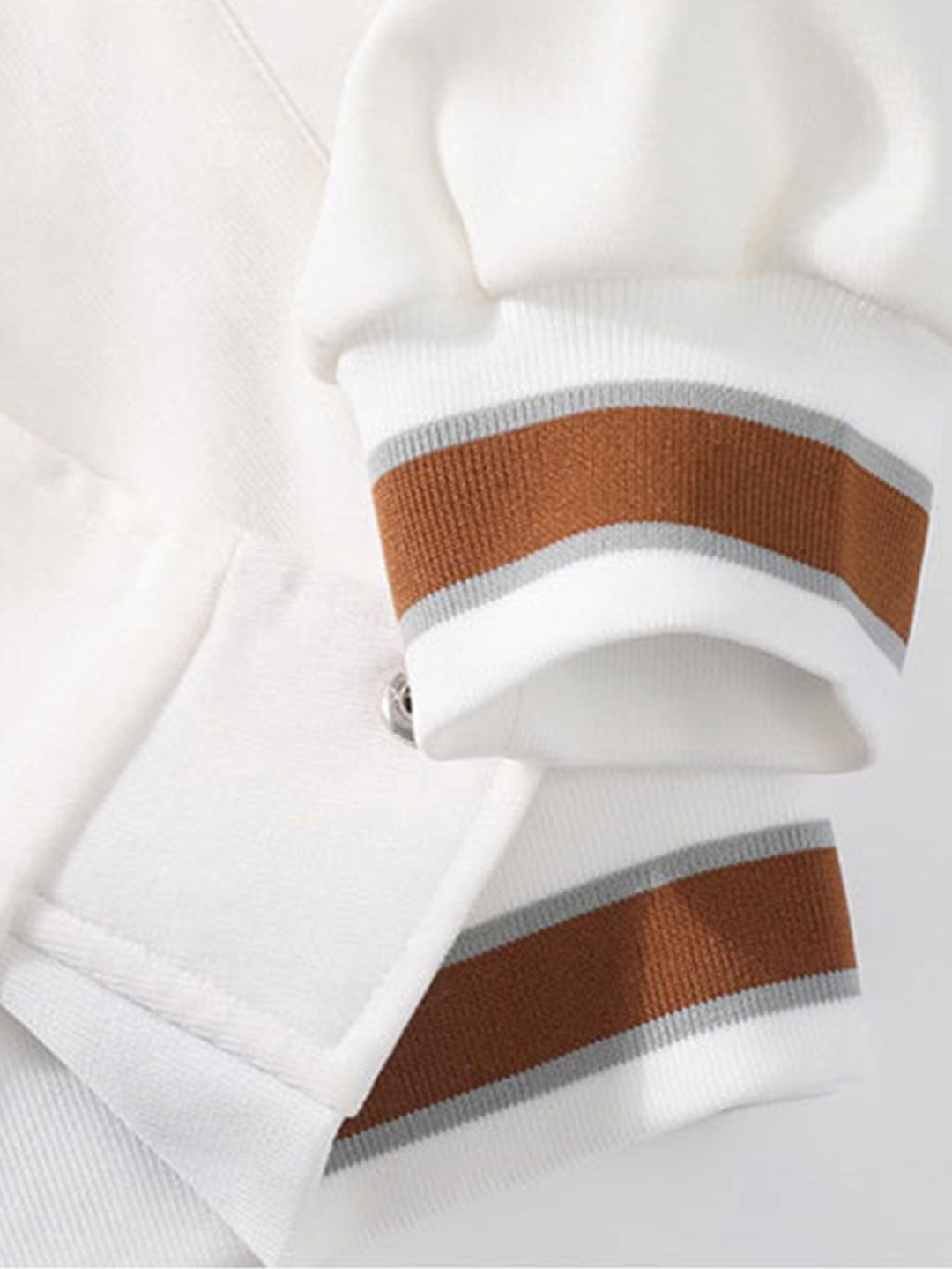 Klaas | Baseball jack met capuchon en knoopsluiting