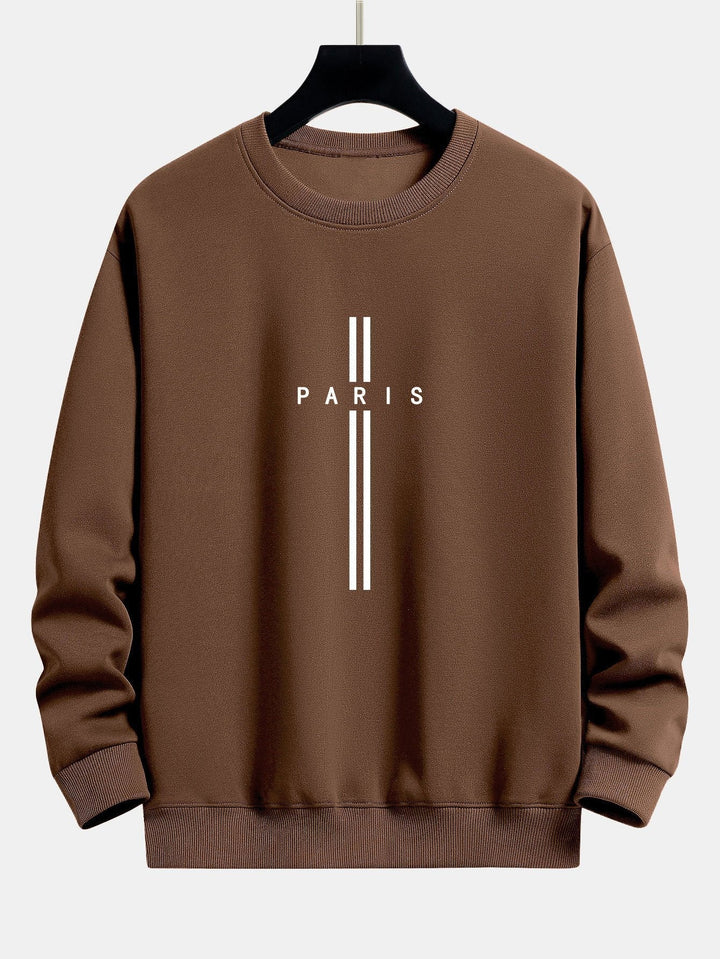 Lex | Sweater met Parijse strepenprint en relaxte pasvorm