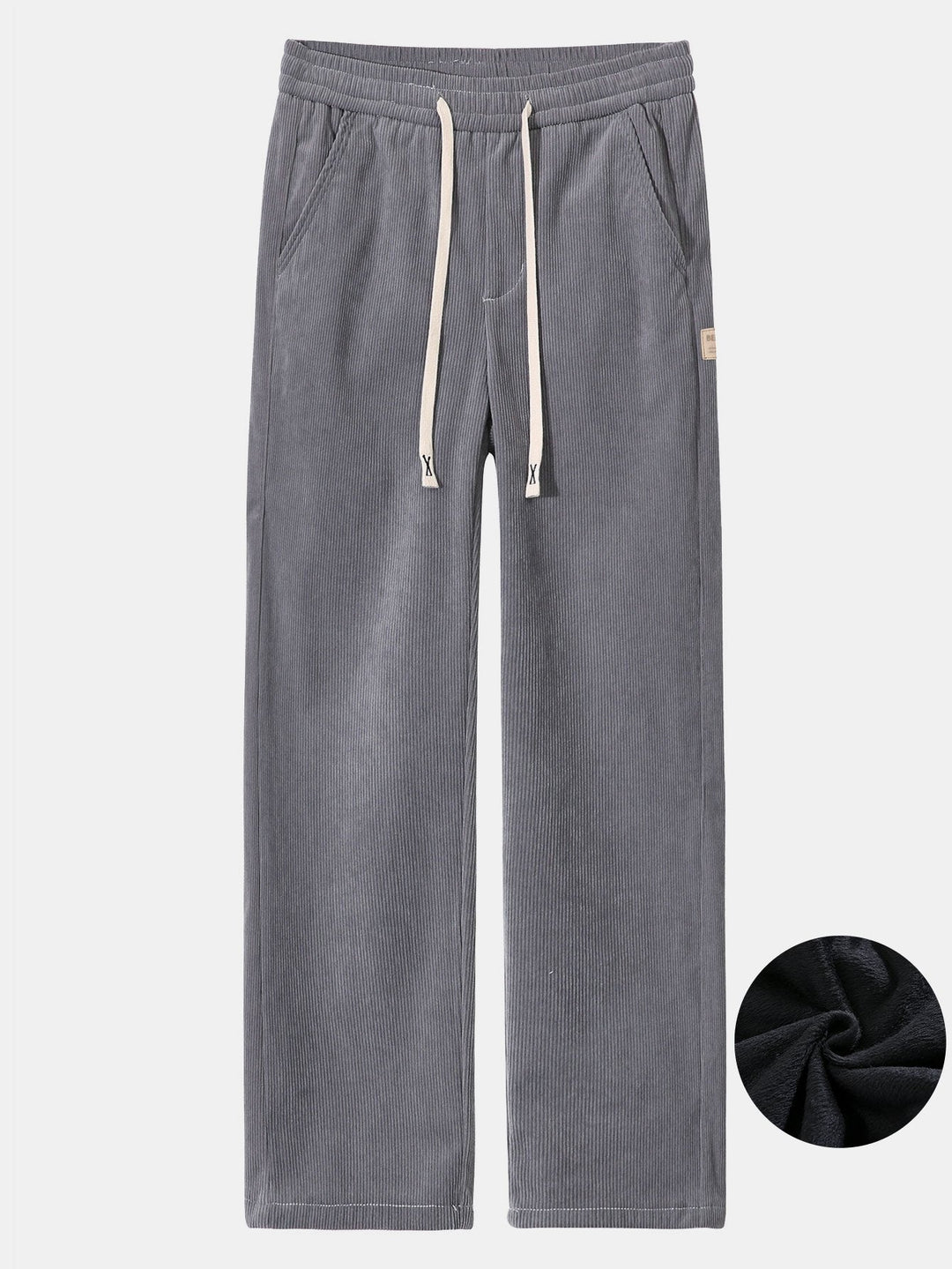 Joris | Corduroy Broek met Fleece Voering