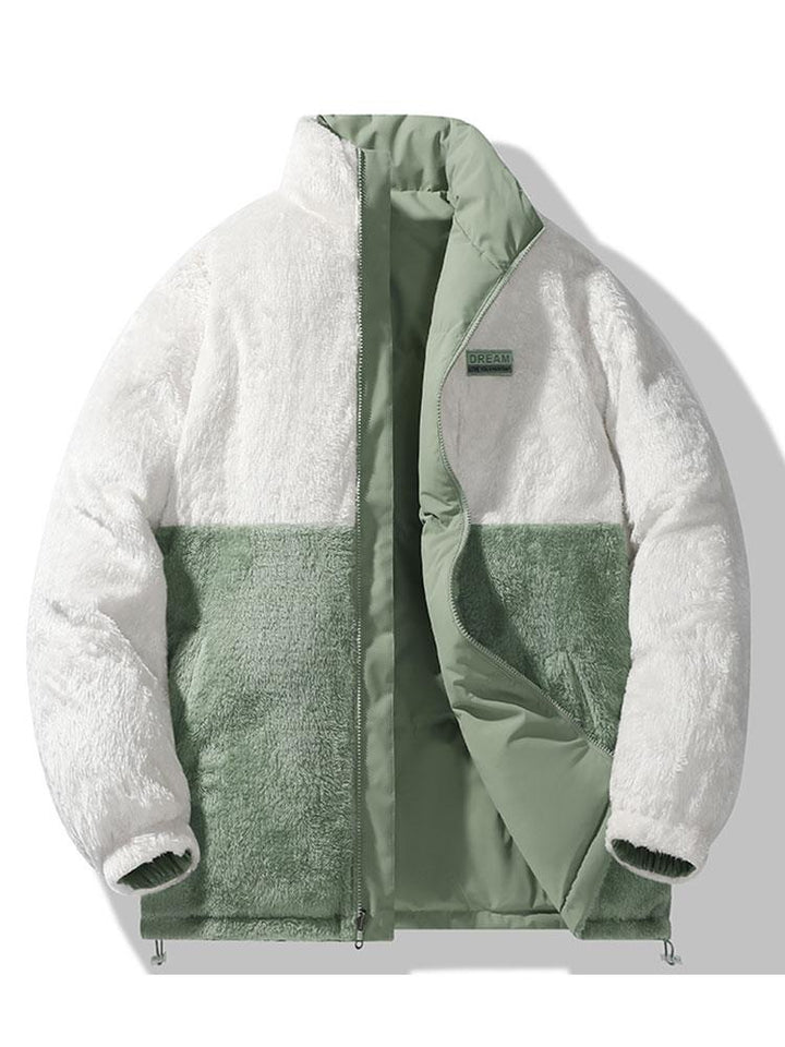 Frank | Omkeerbare teddyfleece jas