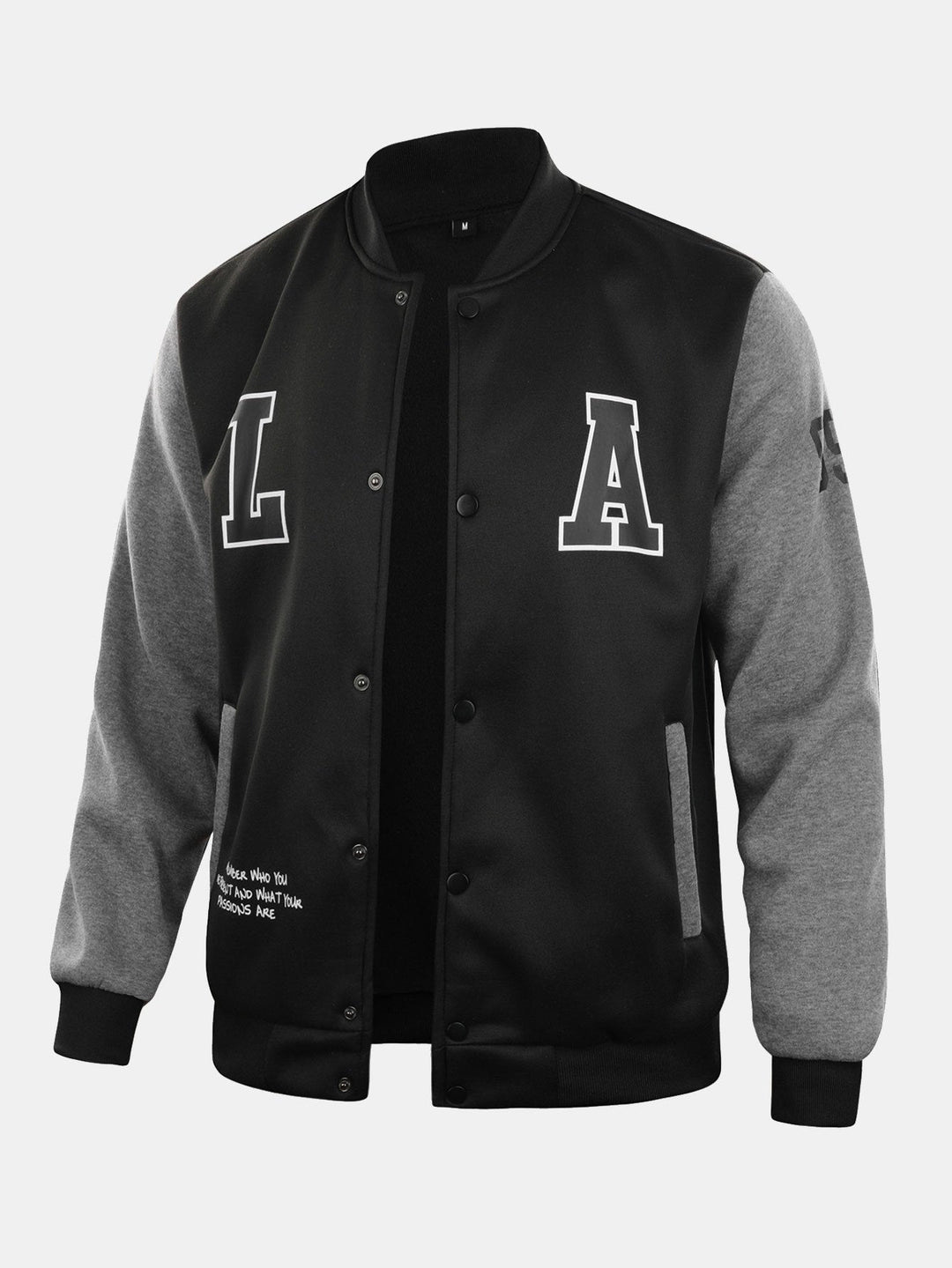 Bastiaan | Baseball jack met la-print