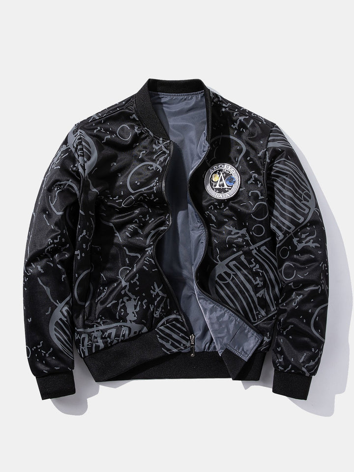 Siebe | Omkeerbaar bomber jack met nasa-patch