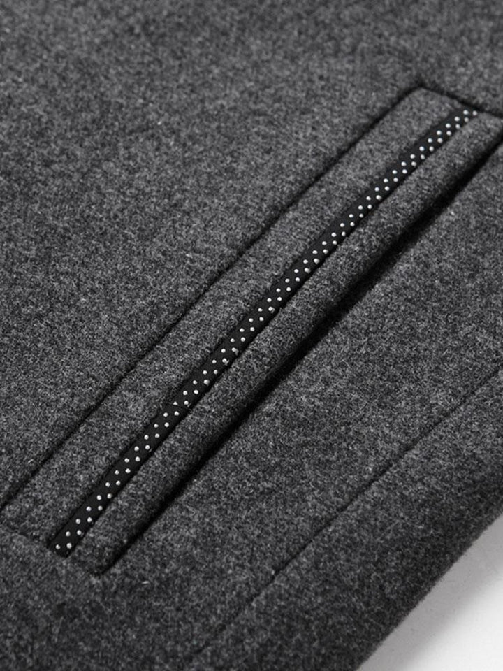 Gijs | Blazer met opstaande kraag in wolmix