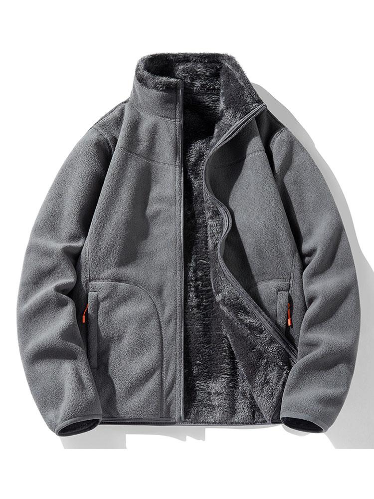 Roy | Omkeerbare teddyfleece jas