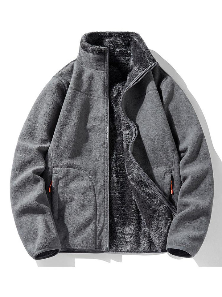 Roy | Omkeerbare teddyfleece jas