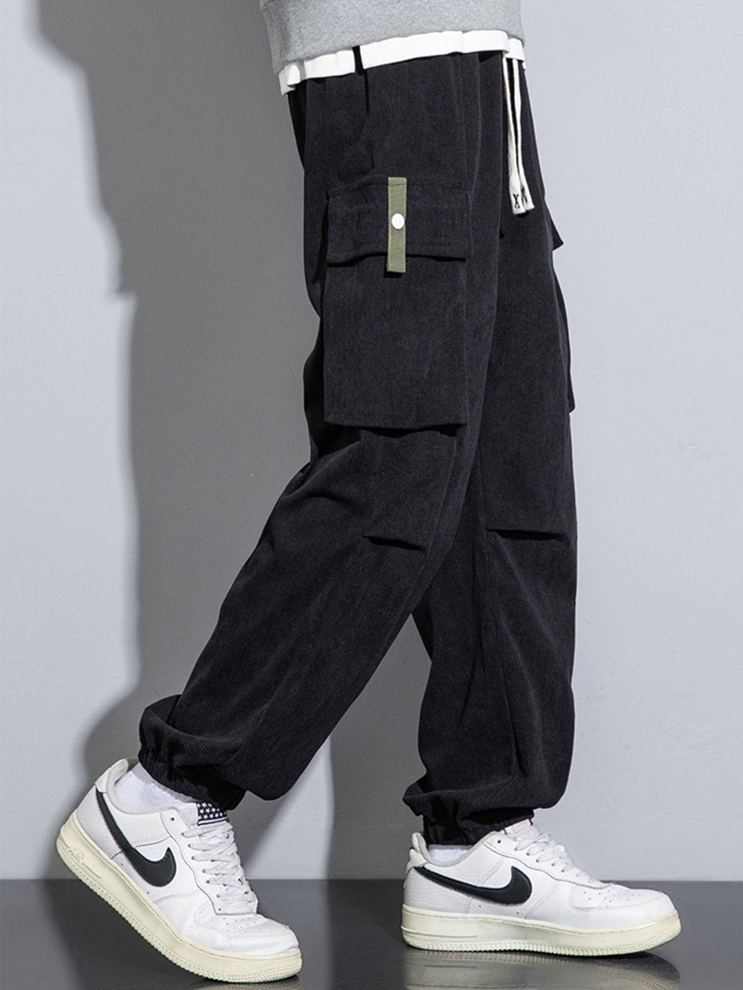 Niek | Corduroy Cargo Joggingbroek