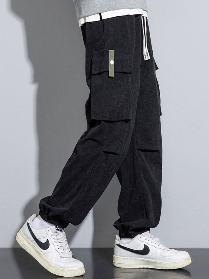 Niek | Corduroy Cargo Joggingbroek
