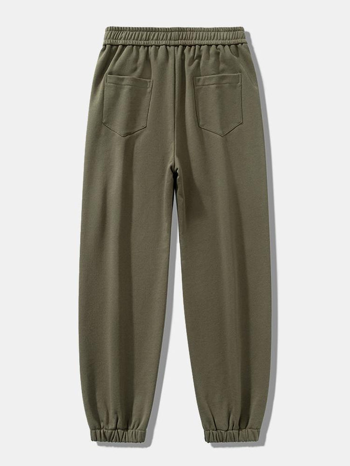 Xavier | Katoenen Joggingbroek met Trekkoord