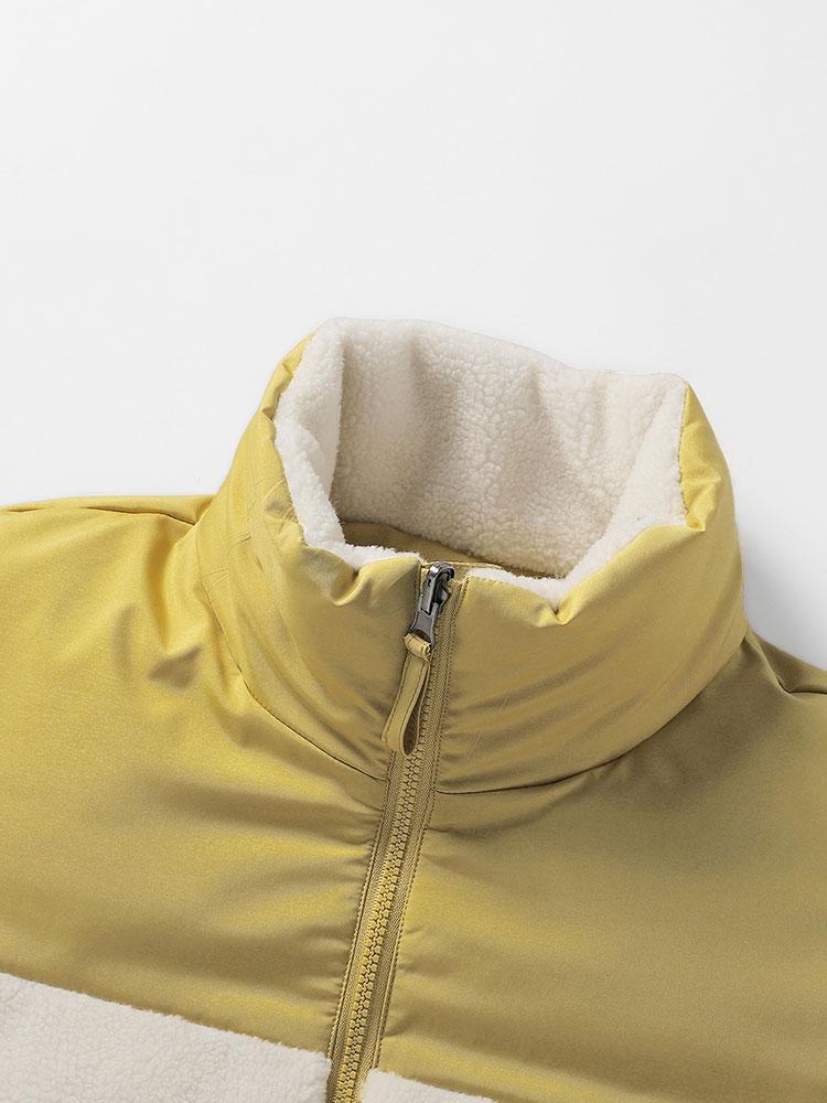 Ruben | Omkeerbare teddy puffer jas
