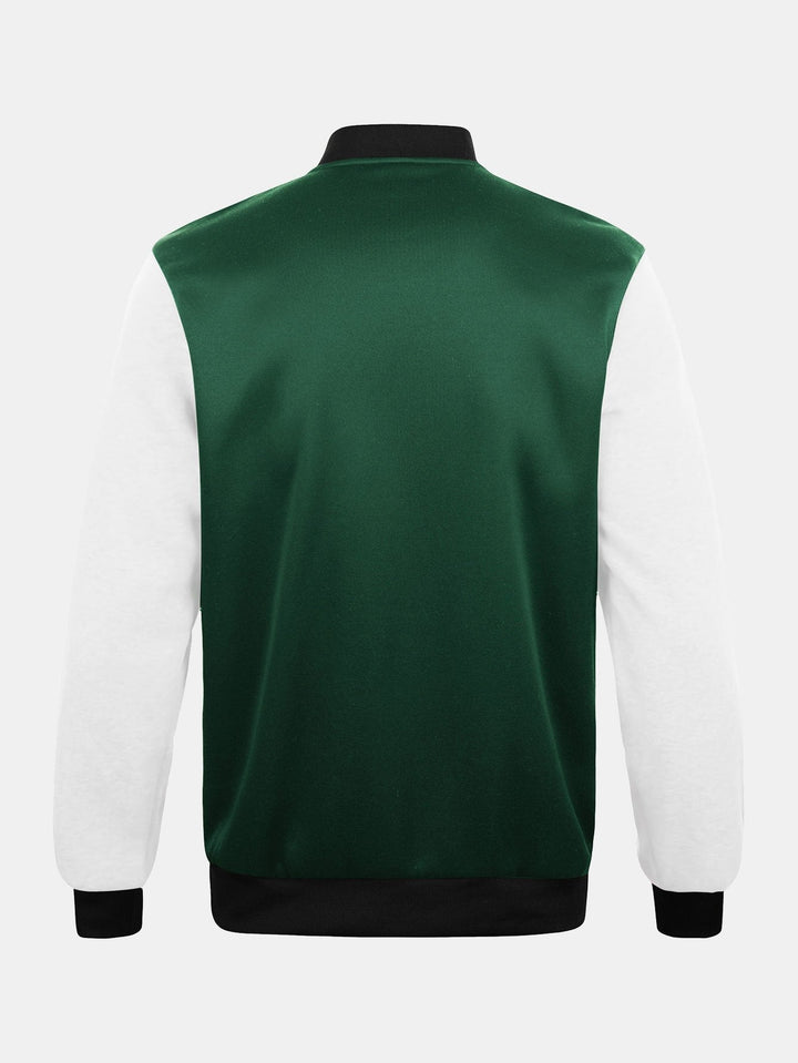 Bastiaan | Baseball jack met la-print