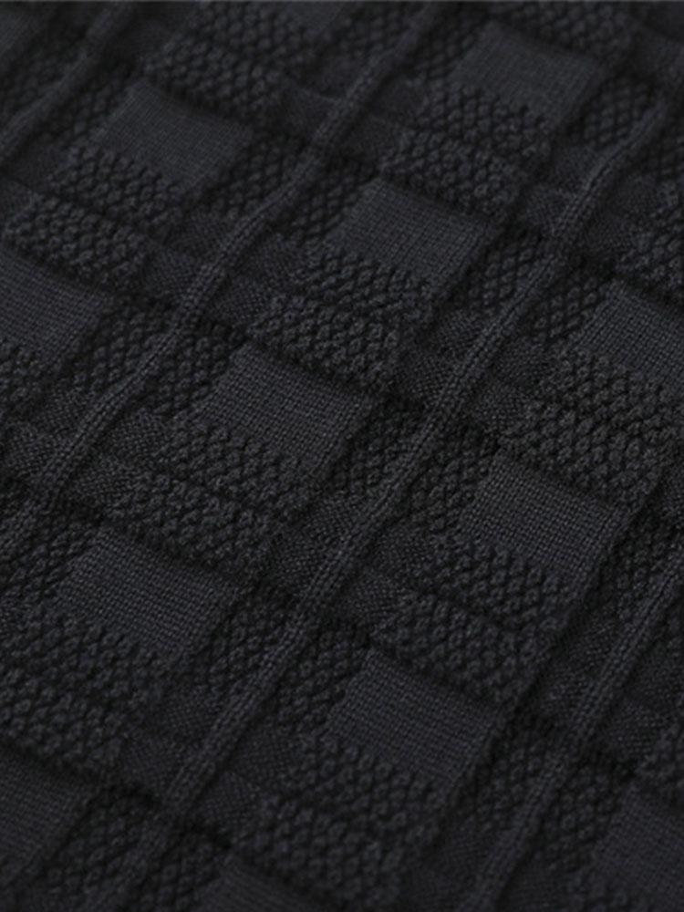 Gerard | Slim-fit trui met capuchon en ruitpanelen