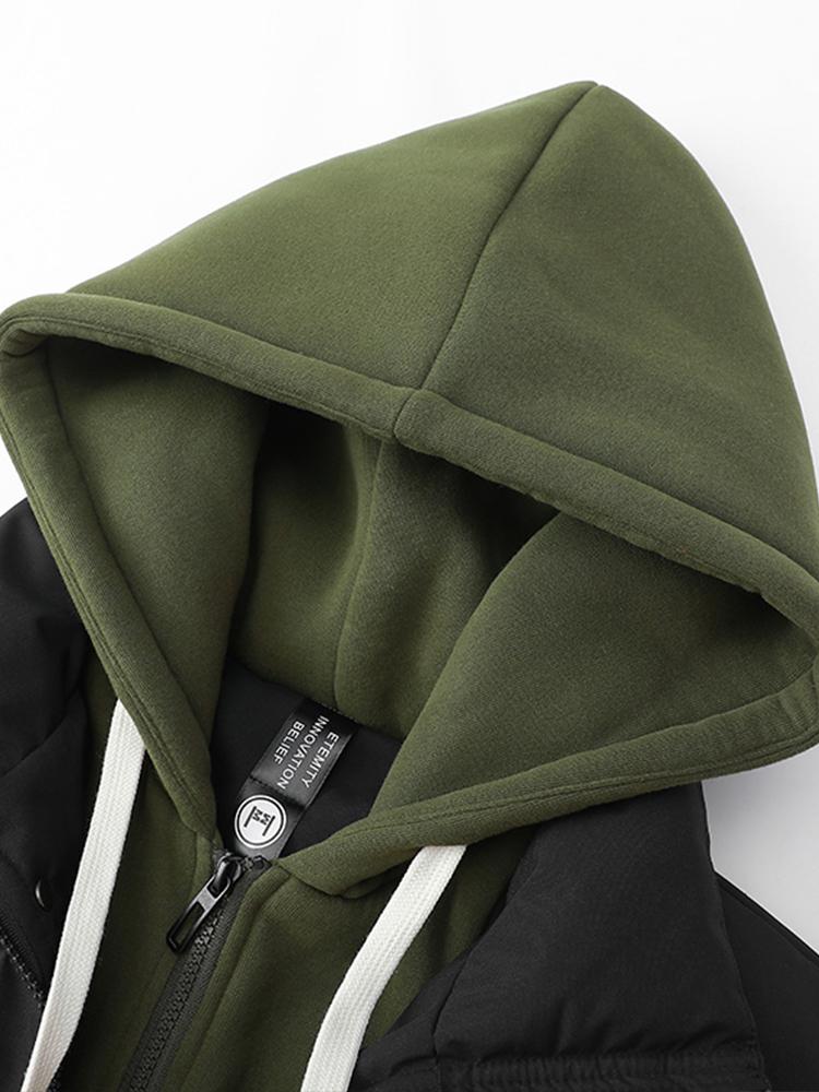 Wesley | Puffer jas met contrasterende capuchon