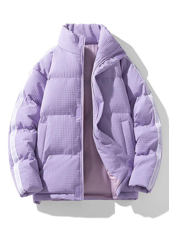 Niels | Puffer jas met wafelstructuur