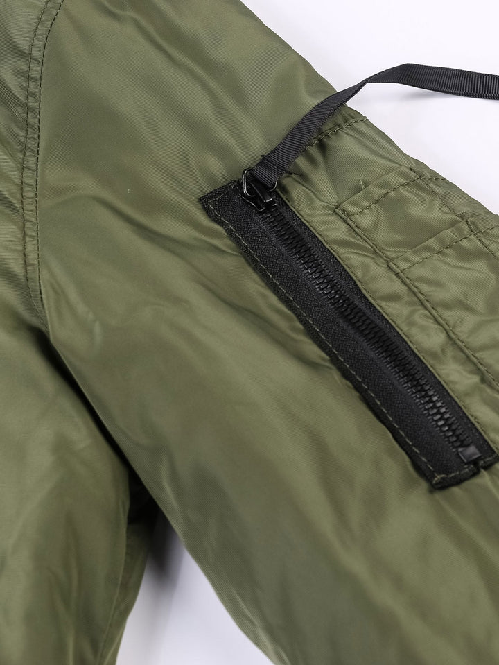Evert | Bomber jack met coltrechterkraag