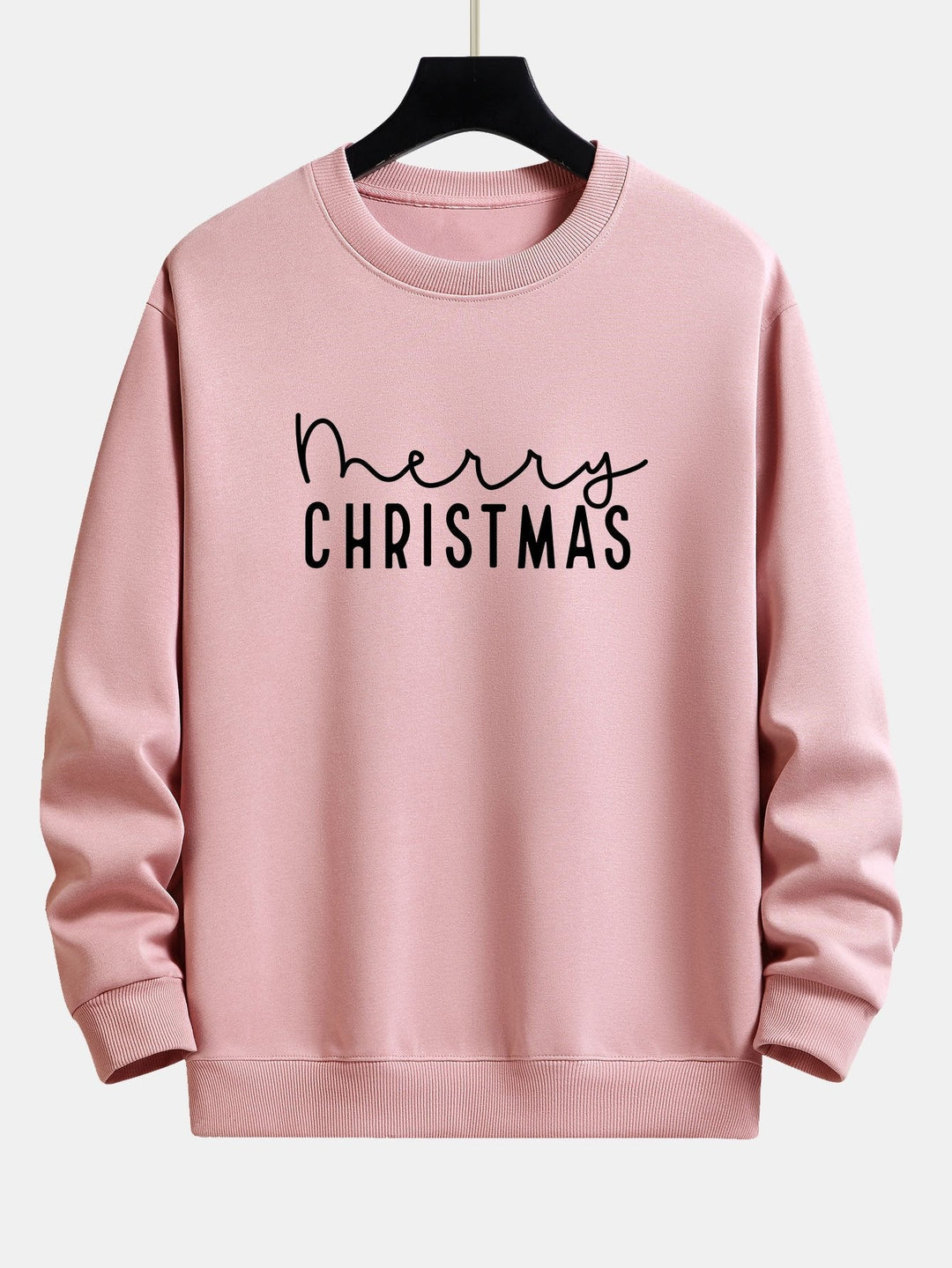 Teun | Kerstsweater met kerstgroetprint en relaxte pasvorm
