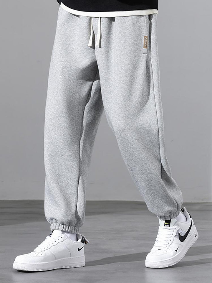 Xavier | Katoenen Joggingbroek met Trekkoord