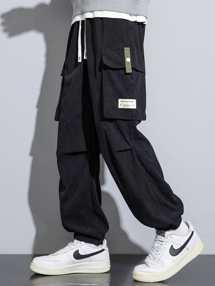 Niek | Corduroy Cargo Joggingbroek