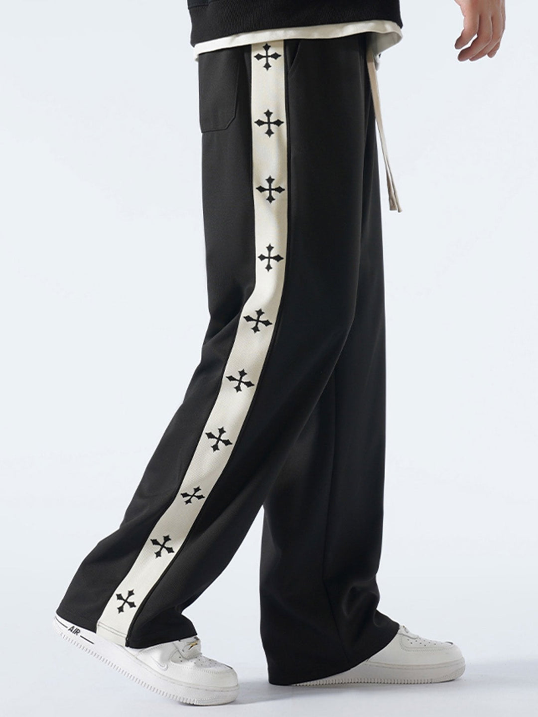 Rens | Pantalon Relax Fit met Zijstreep