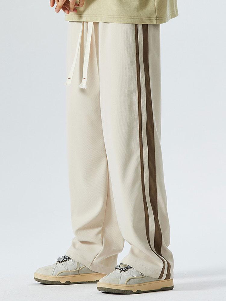 Rik | Vintage Broek Loose Fit met Zijstreep