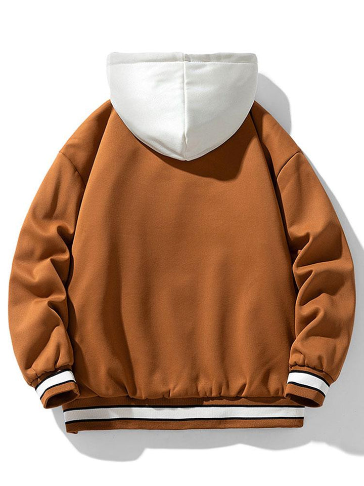 Diederik | Corduroy baseball jack met capuchon