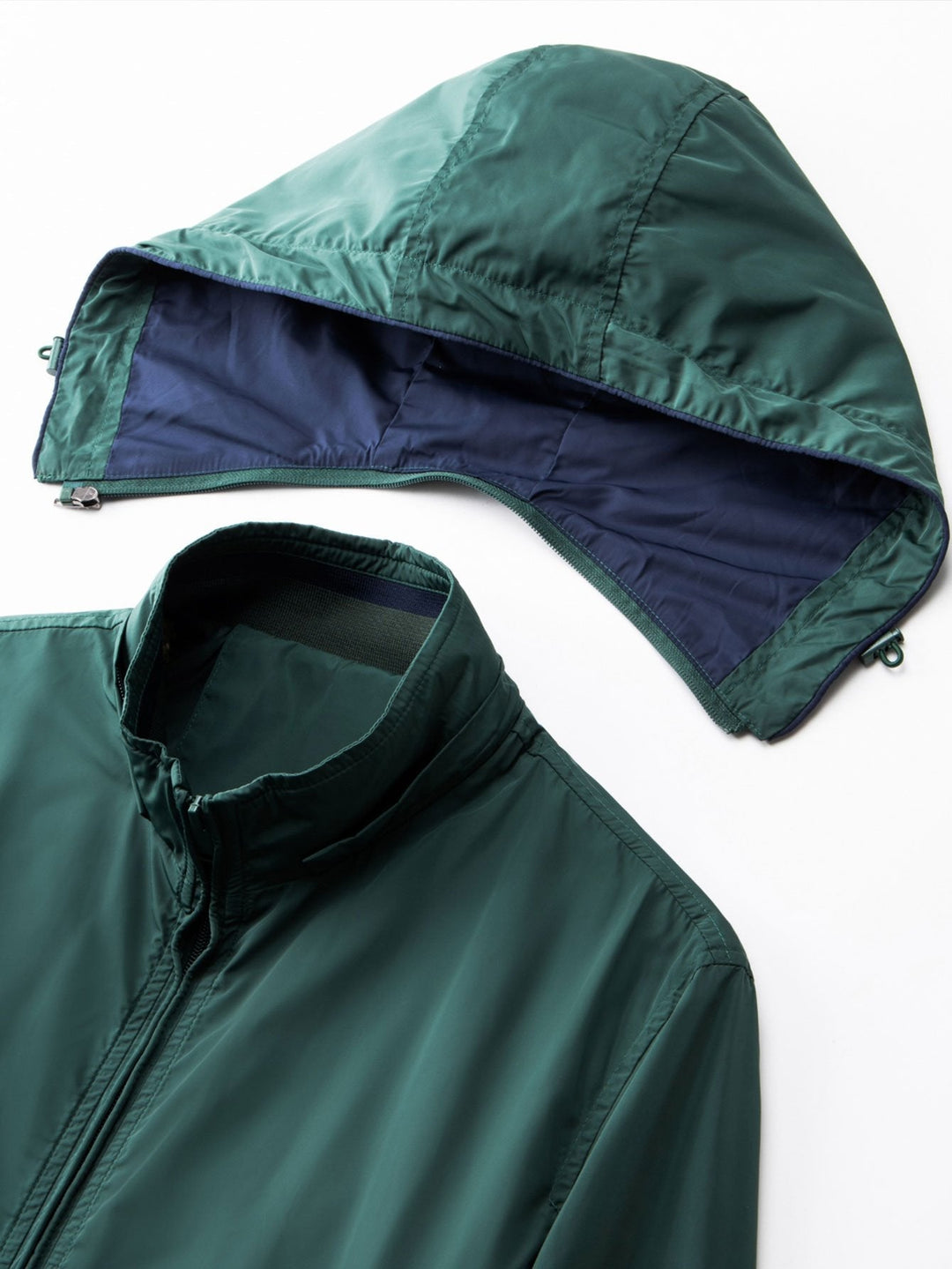 Luuk | Jack met afneembare capuchon in contrasterende kleur