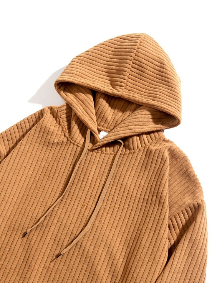 Herman | Corduroy hoodie met relaxte pasvorm