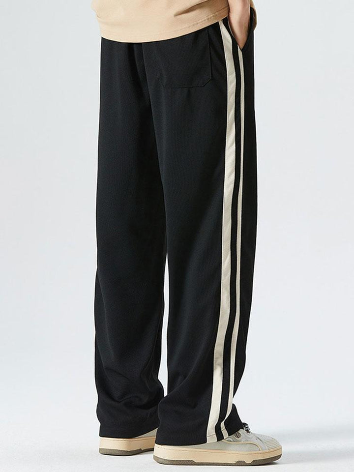 Rik | Vintage Broek Loose Fit met Zijstreep