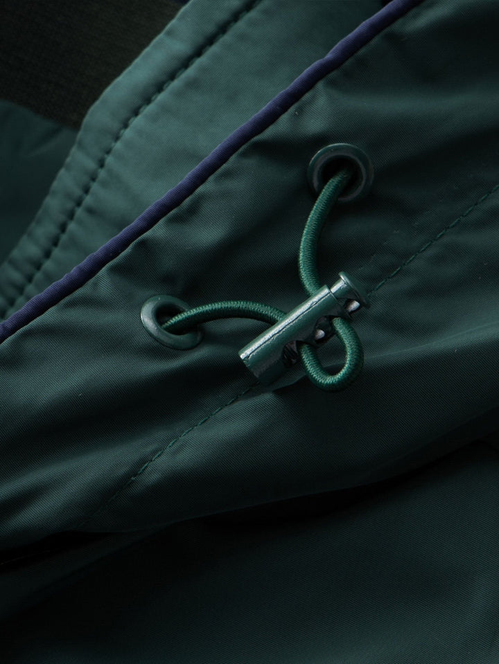 Luuk | Jack met afneembare capuchon in contrasterende kleur