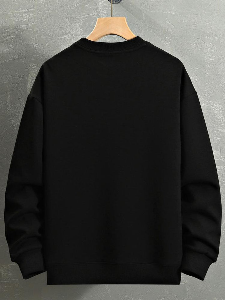 Olivier | Sweater met spin- en tekstopdruk