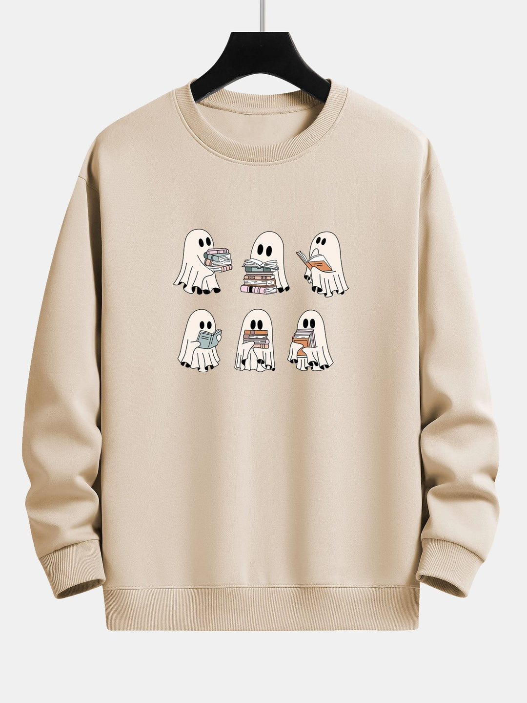 Gijs | Sweater met lezend spookje en relaxte pasvorm