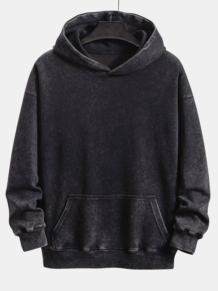 Stef | Hoodie met verwassen vintage-uitstraling en relaxte pasvorm