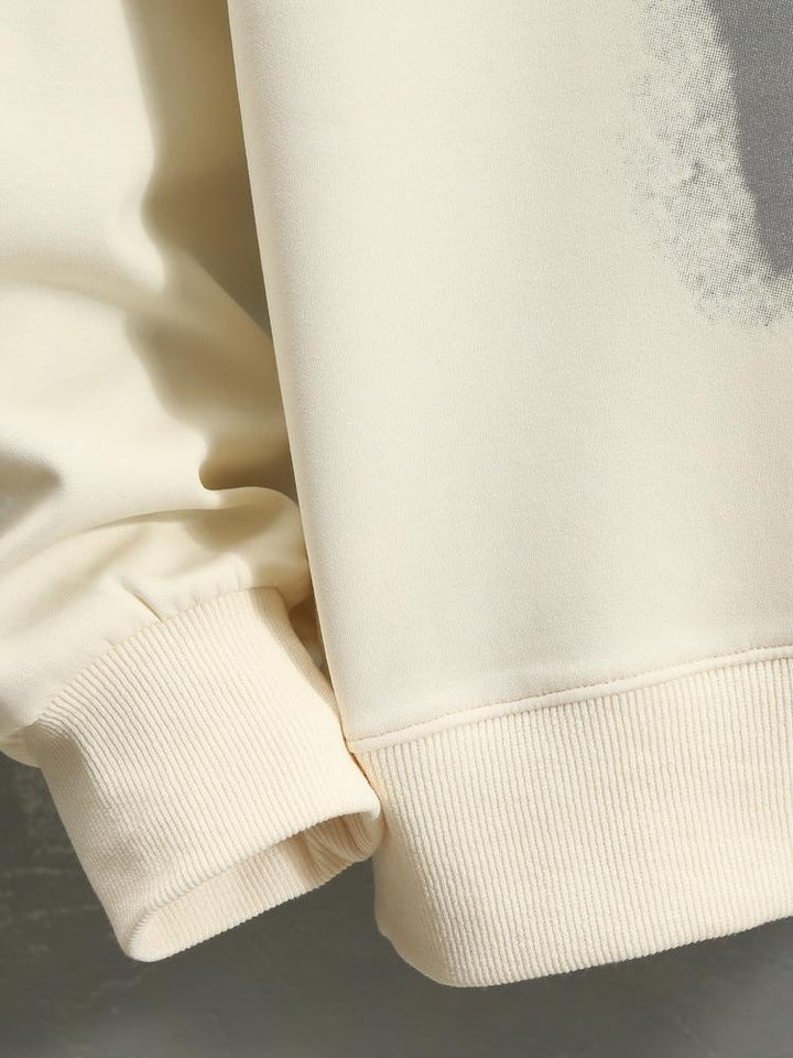 Olivier | Sweater met spin- en tekstopdruk