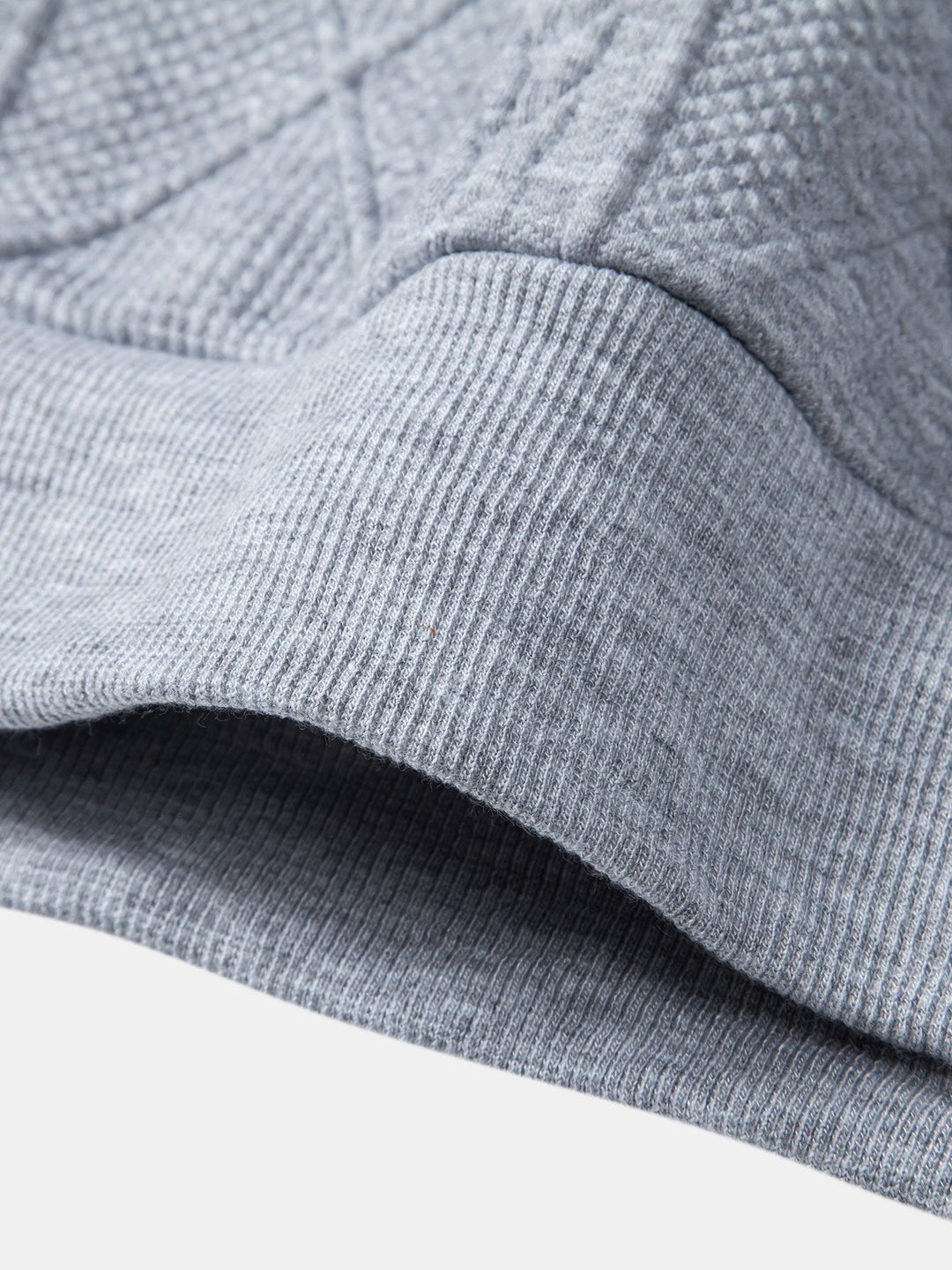 Lodewijk | Hoodie met geometrisch jacquarddessin en relaxte pasvorm