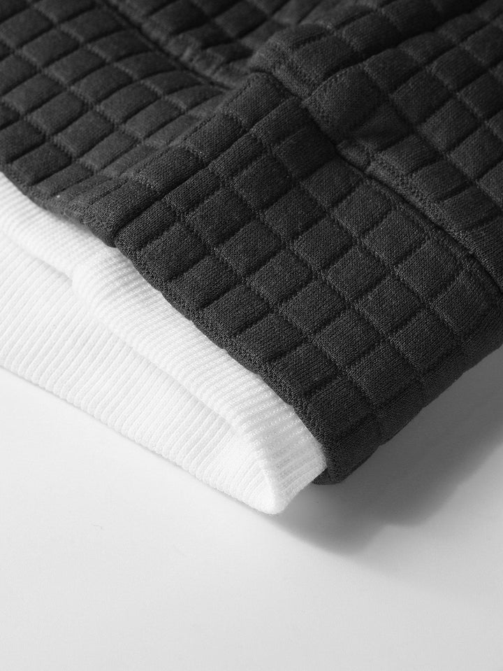 Sem | 2-in-1 sweater met wafelstructuur