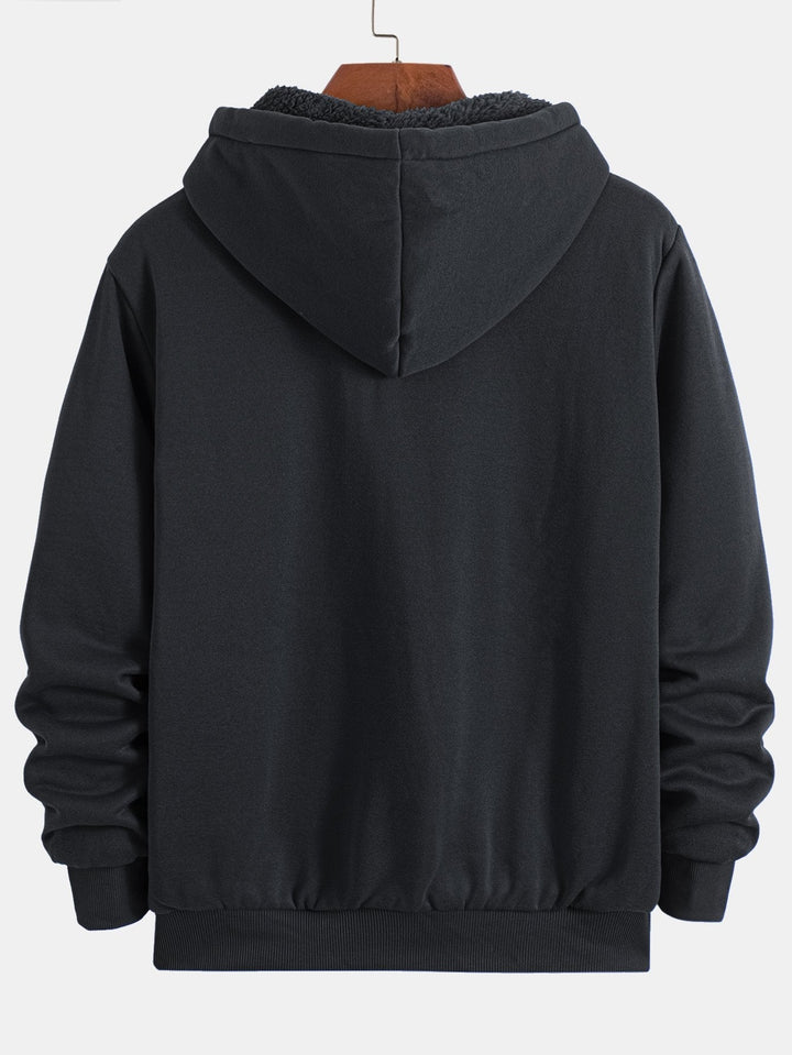 Fedde | Hoodie met teddyfleecevoering