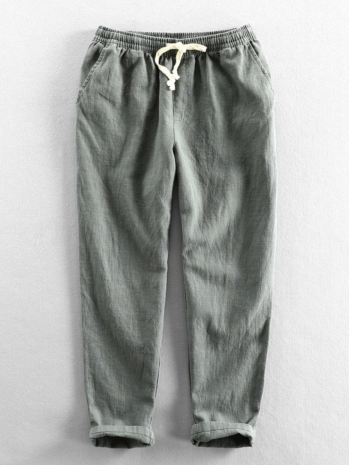 Cees | Linnen Katoenen Cropped Broek