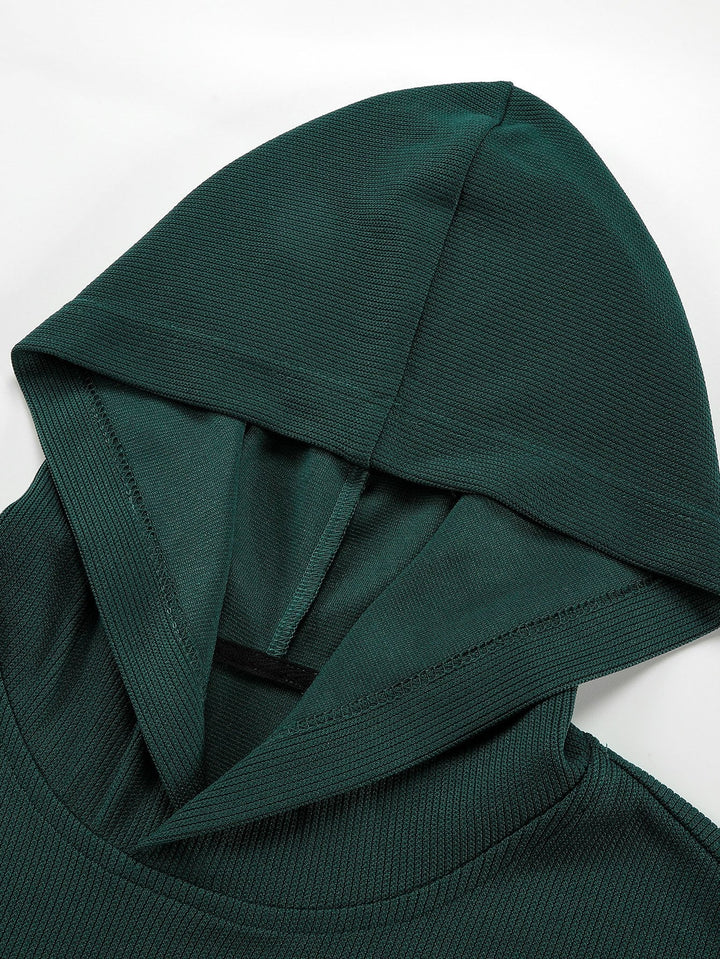 Boudewijn | Gebreide hoodie met ribstructuur