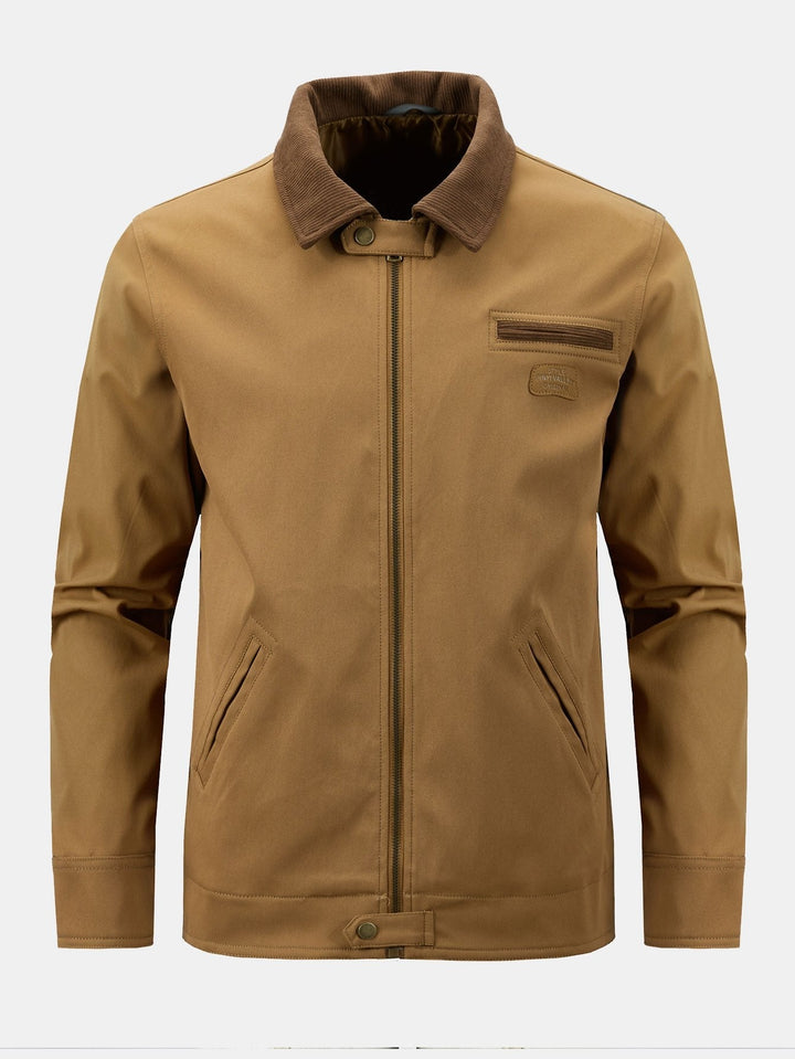 Danny | Jack met corduroy kraag en rits