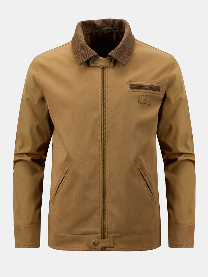 Danny | Jack met corduroy kraag en rits