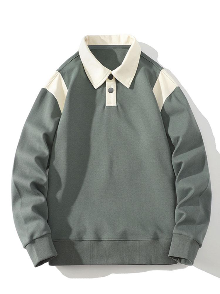 Tobias | Polosweater met contrastdetails