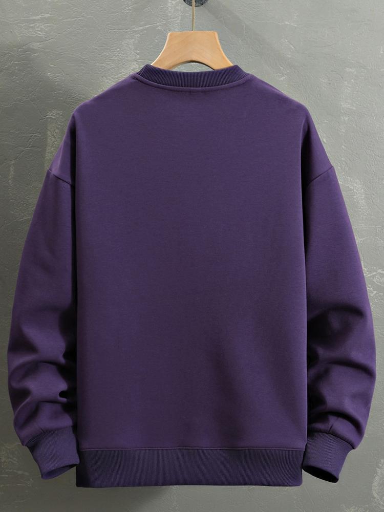 Olivier | Sweater met spin- en tekstopdruk