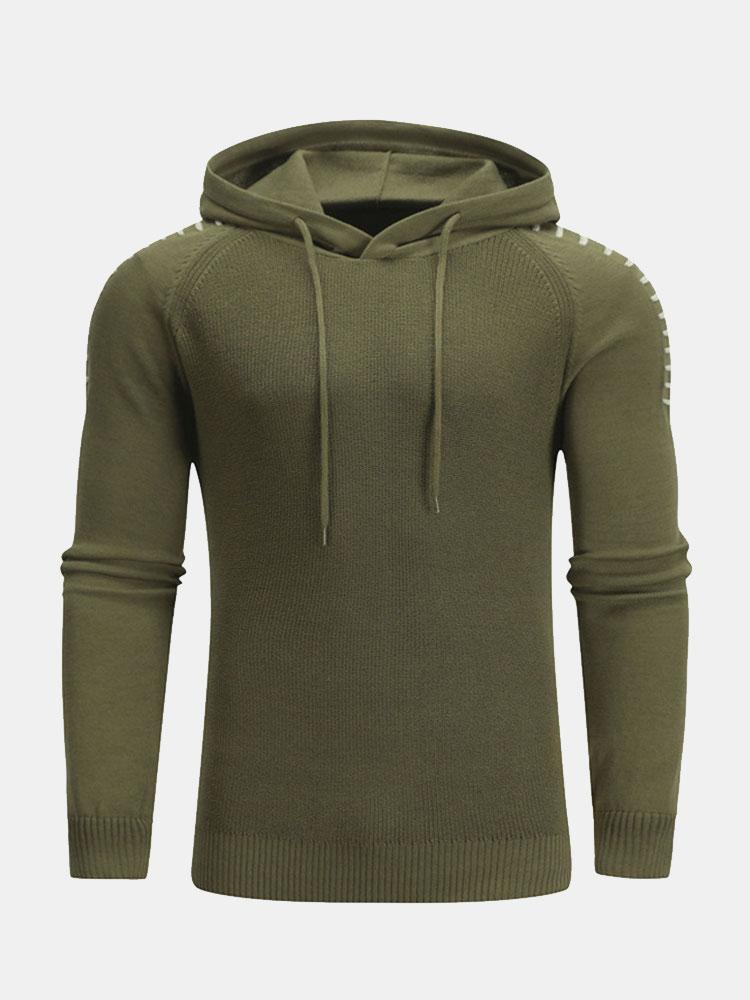 Ivo | Slim-fit trui met capuchon en raglanmouwen