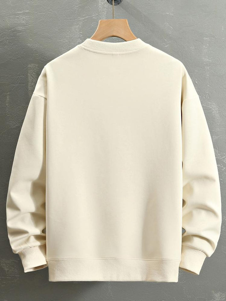 Olivier | Sweater met spin- en tekstopdruk