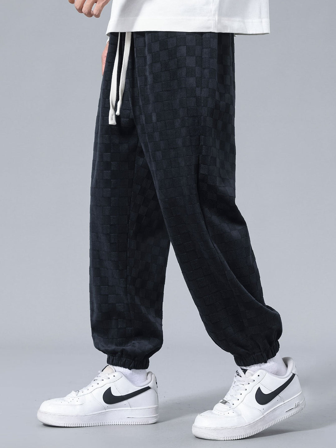 Oscar | Joggingbroek met Ruitpatroon