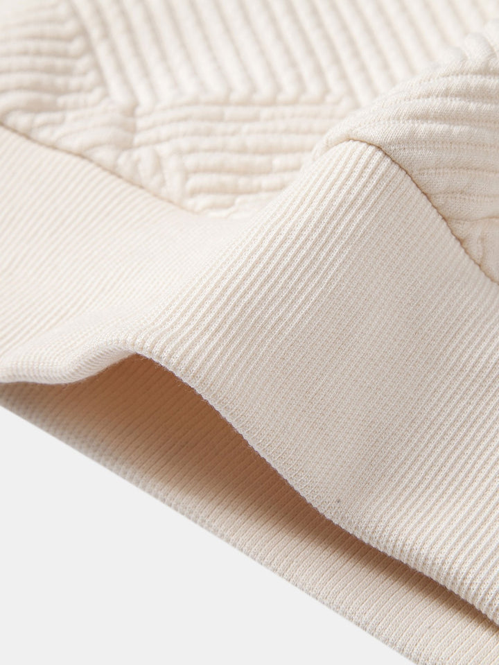 Thomas | Sweater met geometrische strepen en relaxte pasvorm