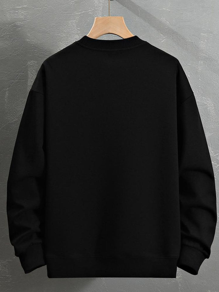 Stijn | Sweater met tekstopdruk