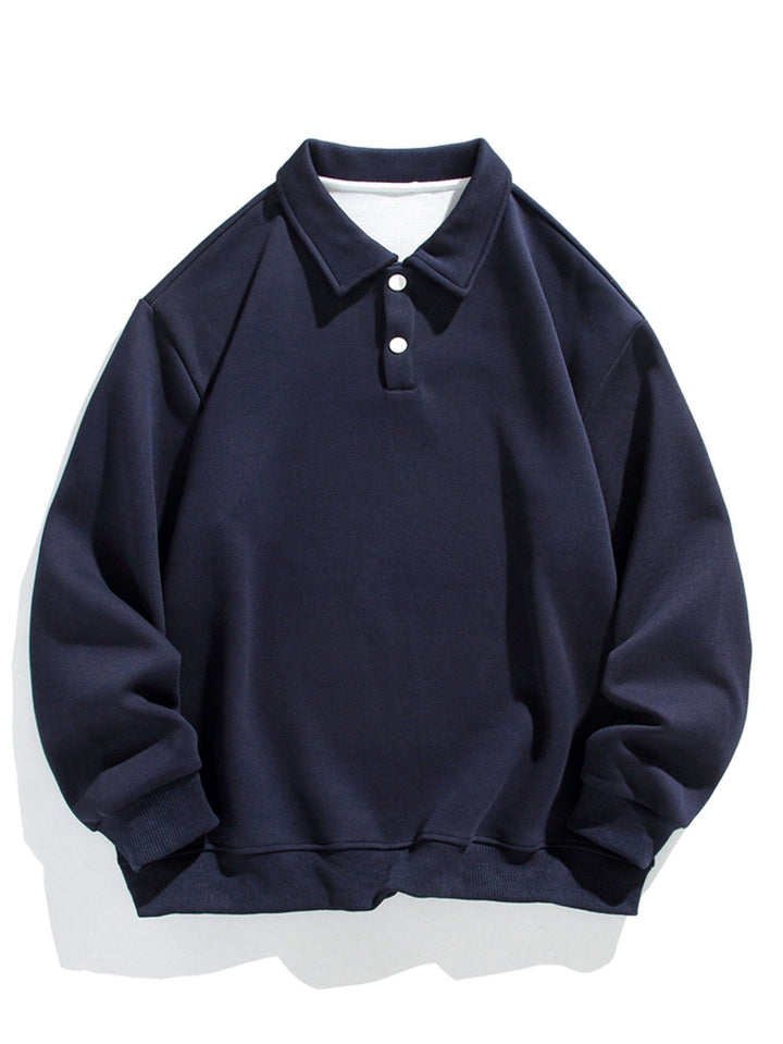 Kees | Basic polosweater met relaxte pasvorm