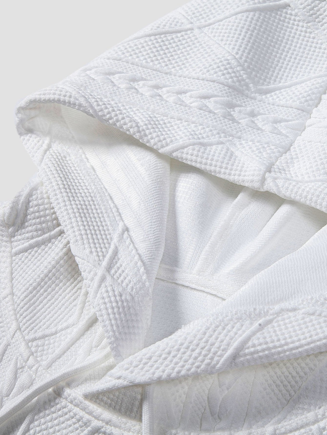 Lodewijk | Hoodie met geometrisch jacquarddessin en relaxte pasvorm