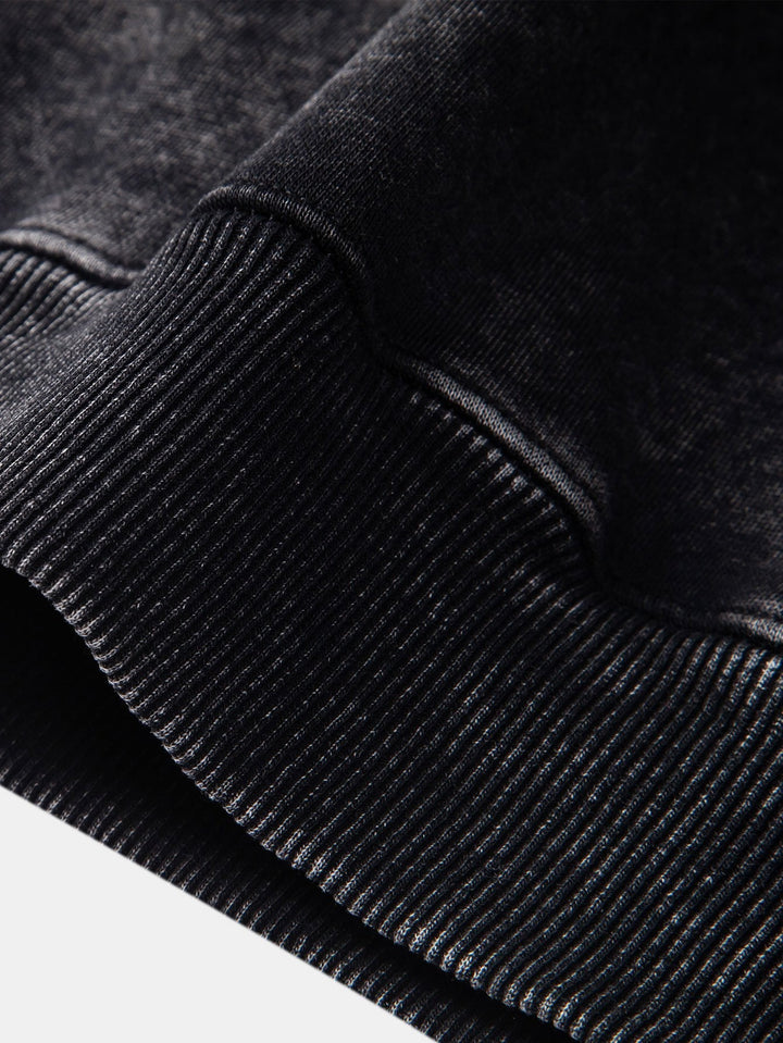 Stef | Hoodie met verwassen vintage-uitstraling en relaxte pasvorm