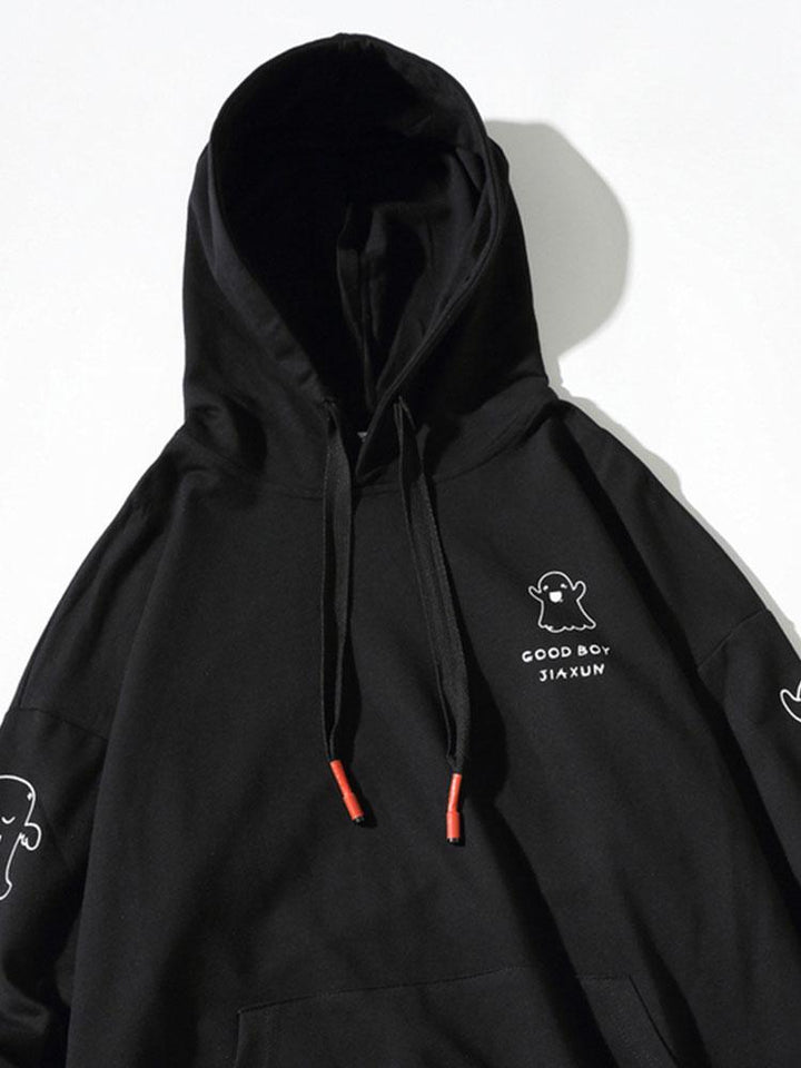 Victor | Hoodie met spookprint en relaxte pasvorm